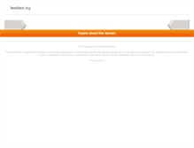 Tablet Screenshot of feedback.org